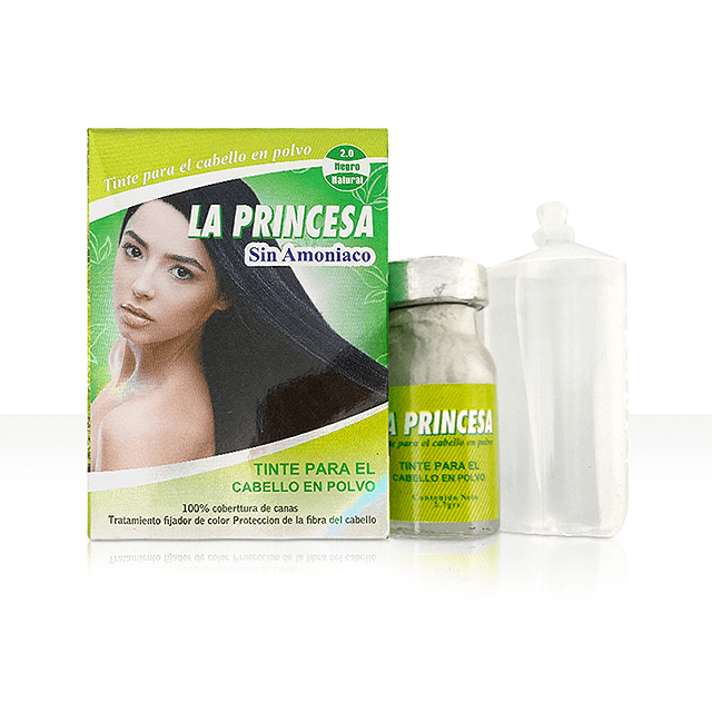 Polvo de tinte para el cabello de boda negro orgánico